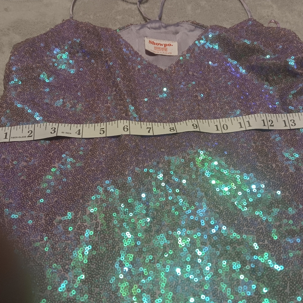 Showpo Iridescent Sequin Dress